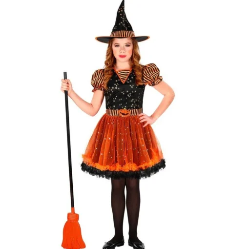 Halloween Stjerneheks Barnekostyme