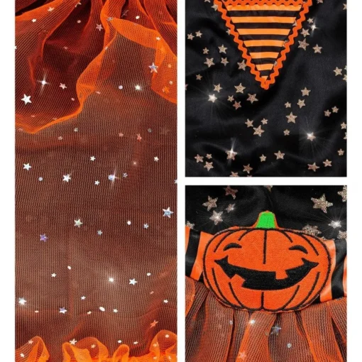 Halloween Stjerneheks Barnekostyme