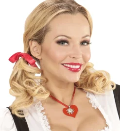 Halskjede Rød Edelweiss