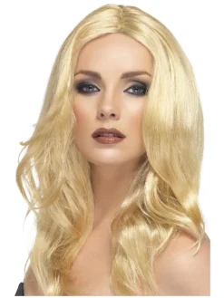 Halvlang Parykk Blond