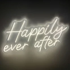 Happily Ever After Neon Skilt