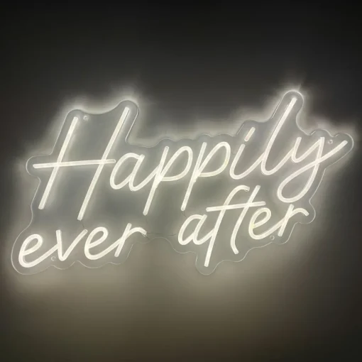 Happily Ever After Neon Skilt