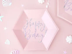 Happy B'day Papptallerkener Sartrosa