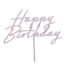 Happy Birthday Akryl Kaketopp Matt Lilla