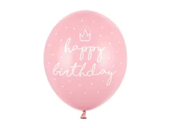 Happy Birthday Ballonger Rosa