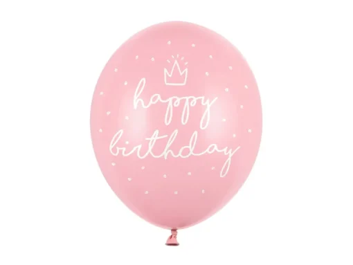 Happy Birthday Ballonger Rosa