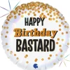 Happy Birthday Bastard Folieballong