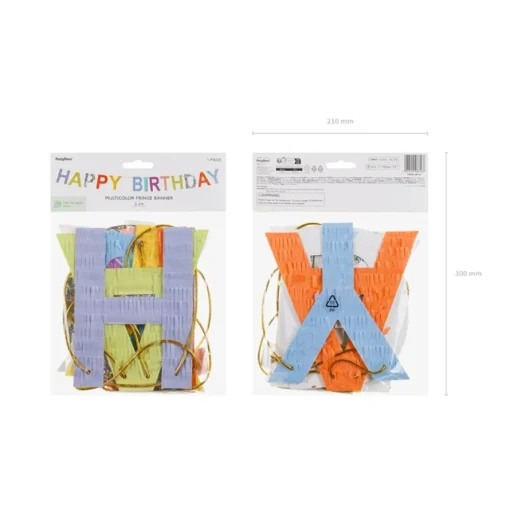 Happy Birthday Bokstavgirlander Multifarget