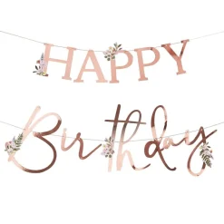 Happy Birthday Floral Girlander