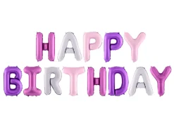 Happy Birthday Folieballonger Multifarget