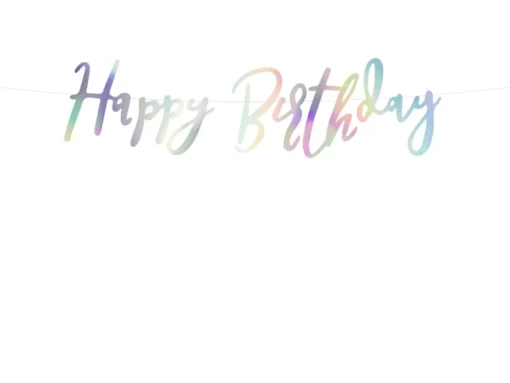 Happy Birthday Girlander Iriserende
