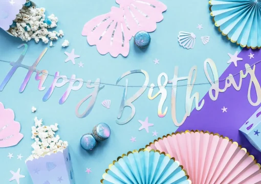 Happy Birthday Girlander Iriserende