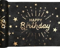 Happy Birthday Gull og Svart
