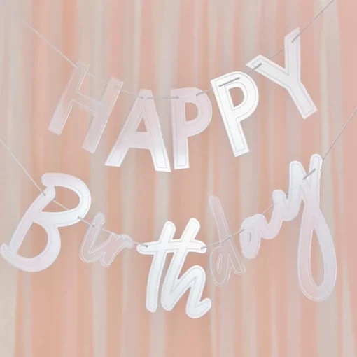 Happy Birthday Hengepynt Akryl