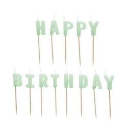 Happy Birthday Kakelys Grønn