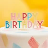 Happy Birthday Kakepynt Akryl Multifarget
