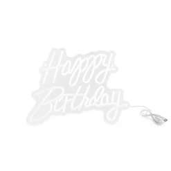Happy Birthday LED Neon Skilt