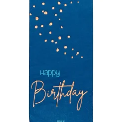 Happy Birthday Servietter True Blue Blå