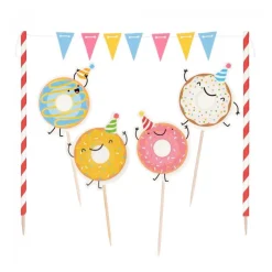 Happy Donut Kakedekorasjon