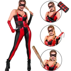 Harlekin Skurk Kostyme