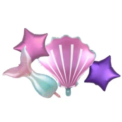 Havfrue & Skjell Folieballonger
