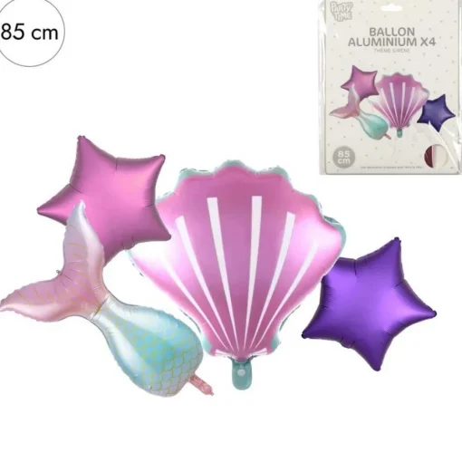 Havfrue & Skjell Folieballonger