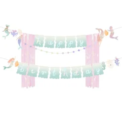 Havfrue Happy Birthday Banner