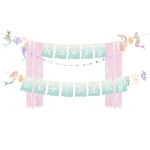 Havfrue Happy Birthday Banner