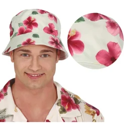 Hawaii Blomster Bøttehatt