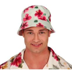Hawaii Blomster Bøttehatt