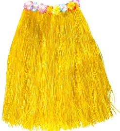 Hawaii Blomster Skjørt Gul
