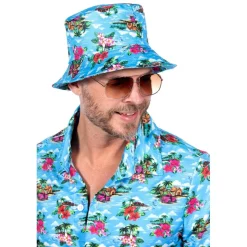 Hawaii Bøttehatt Blå