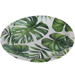 Hawaii Palmeblad Papptallerkener