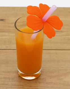 Hawaiiblomst Silikonsugerør