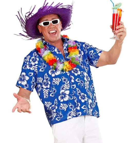 Hawaiiskjorte Blå