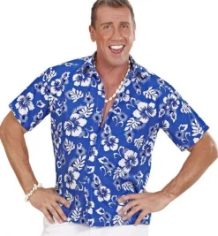 Hawaiiskjorte Blå