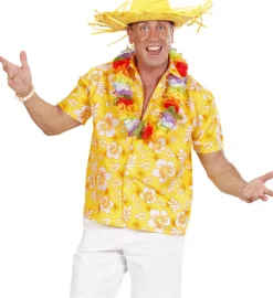 Hawaiiskjorte Gul