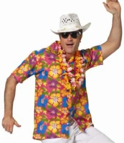 Hawaiiskjorte Rosa