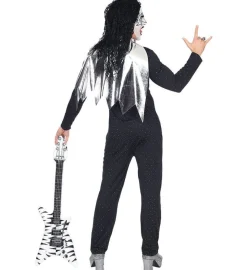 Heavy Metal Rockstjerne Kostyme