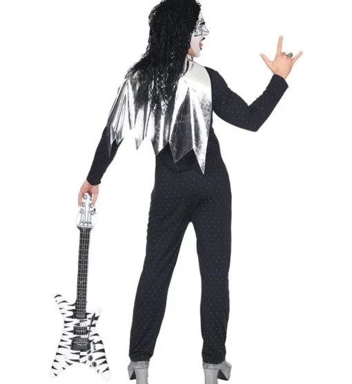 Heavy Metal Rockstjerne Kostyme