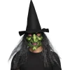 Heks Latexmaske & Hatt