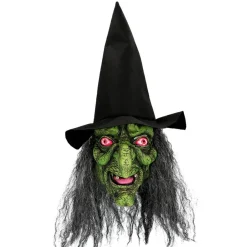 Heks Latexmaske & Hatt