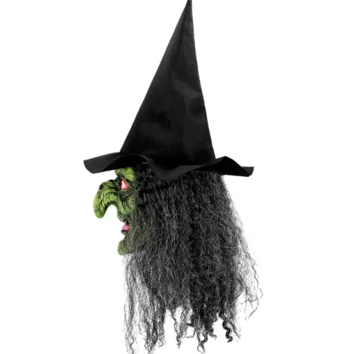 Heks Latexmaske & Hatt
