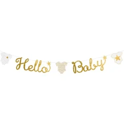 Hello Baby Girlander