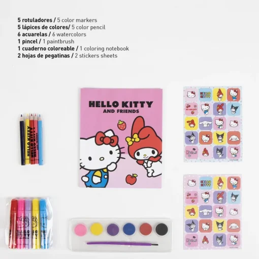 Hello Kitty® Fargelegg Selv Ryggsekk Sett