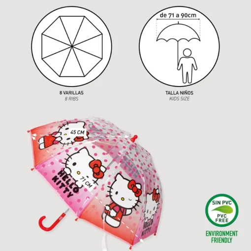 Hello Kitty® Paraply Rosa