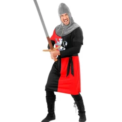 Heraldisk Kriger Kostyme Rød/Svart