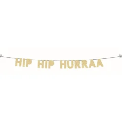 Hip Hip Hurraa Hengepynt Gull