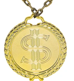 Hip Hop Dollar Halskjede