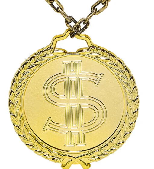 Hip Hop Dollar Halskjede
